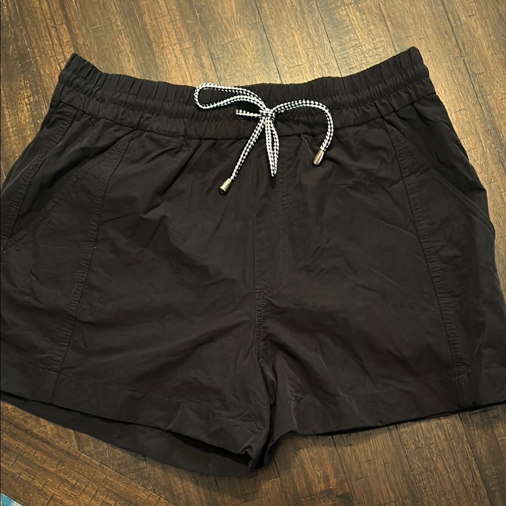 J. Crew Black Board Drawstring Shorts